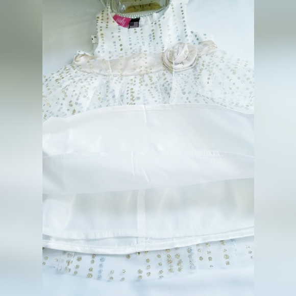 NEW Baby Girl's Sparkly Formal Dress NEW Size 12M - Picture 9 of 14